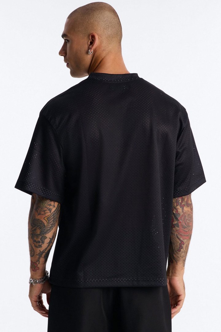 Eternal Mesh Jersey Short Sleeve - Black