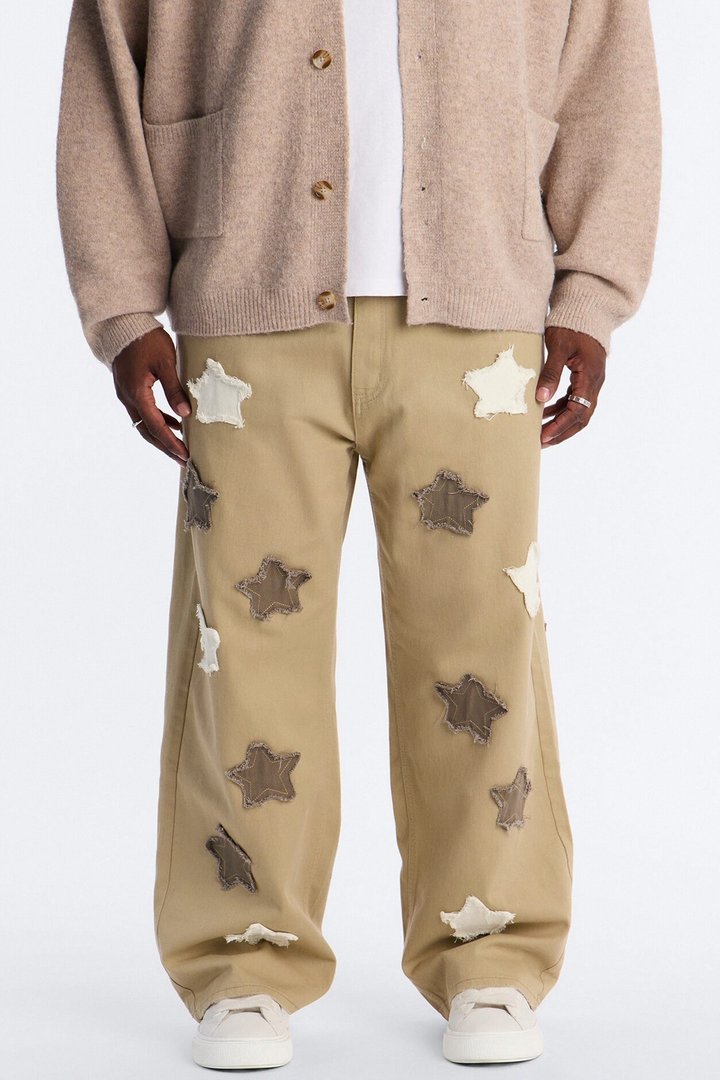 Baggy Illuminate Sky Fray Jean - Olive