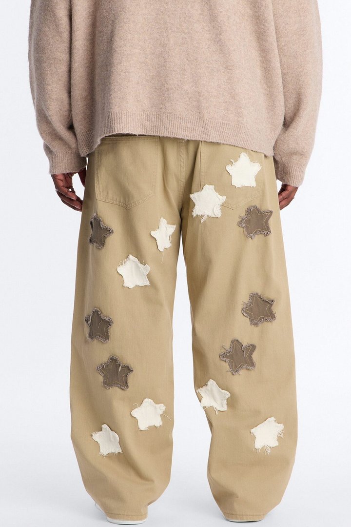 Baggy Illuminate Sky Fray Jean - Olive