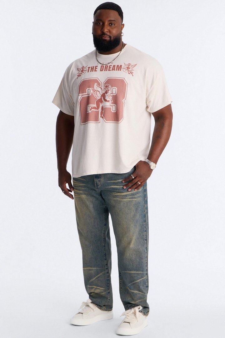 Straight Dark Wave Jeans - Medium Blue Wash