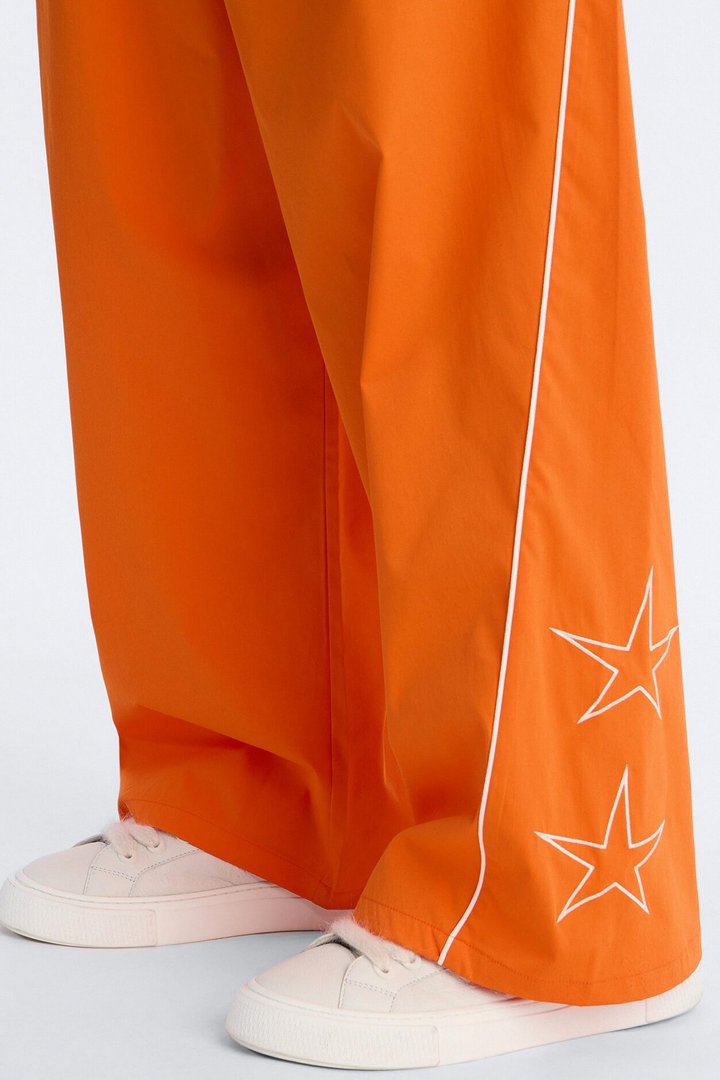 Star Boi Baggy Pants - Orange