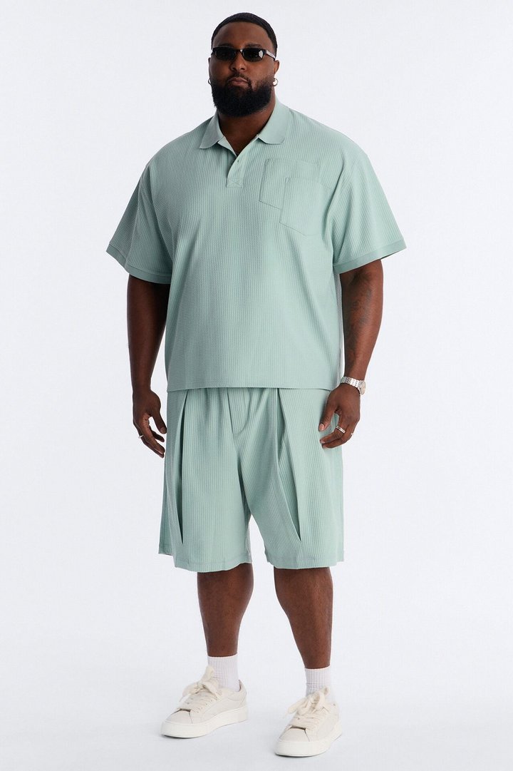 Relaxed Cedar Breeze Polo - Mint