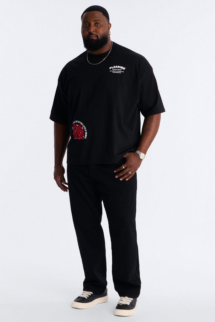 Pleasure Department Boxy Short Sleeve Tee - Black
