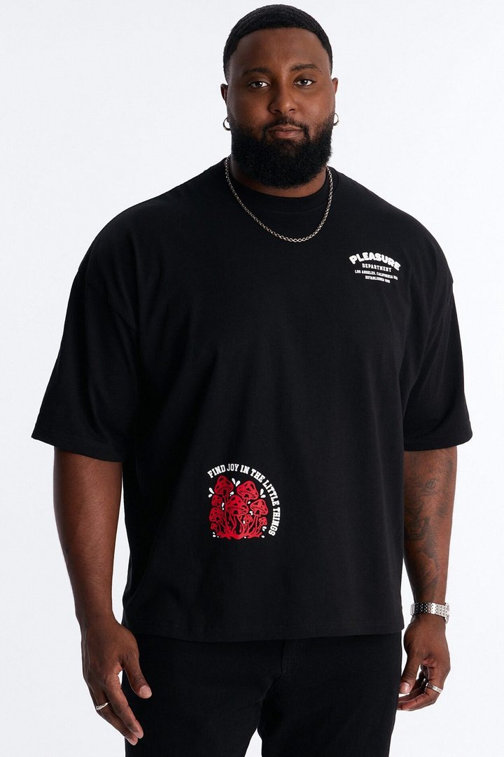 Pleasure Department Boxy Short Sleeve Tee - Black