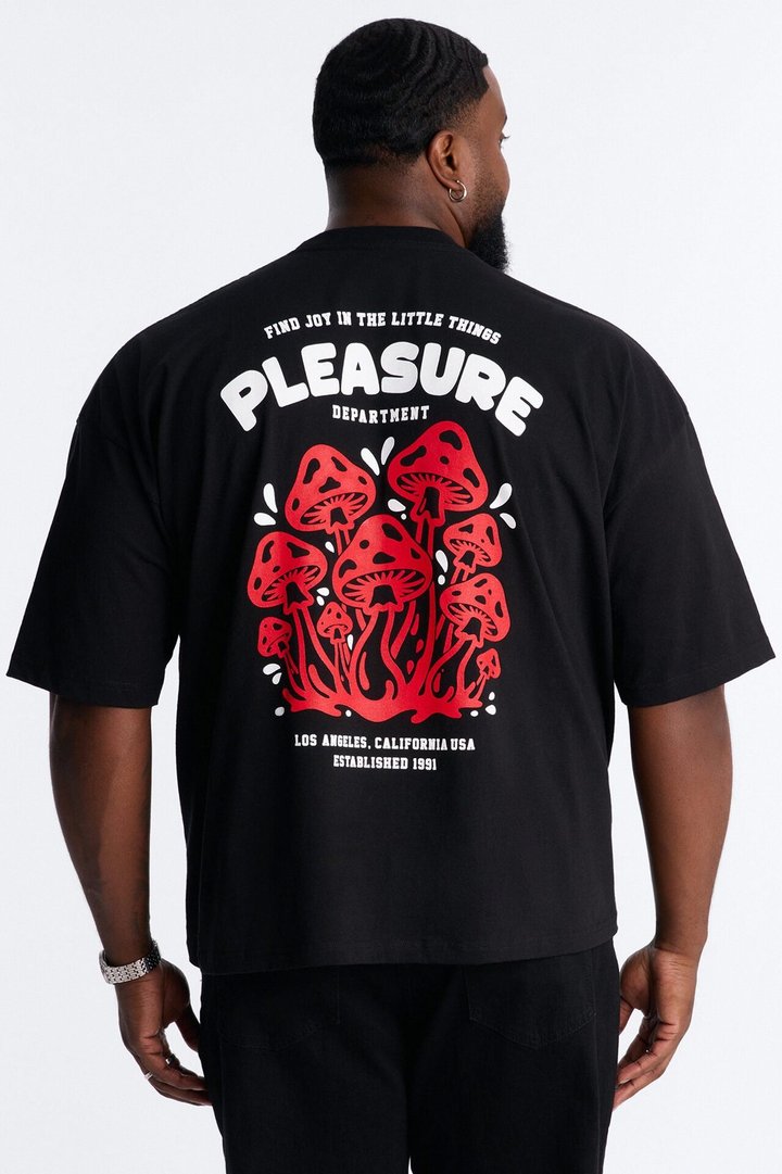 Pleasure Department Boxy Short Sleeve Tee - Black
