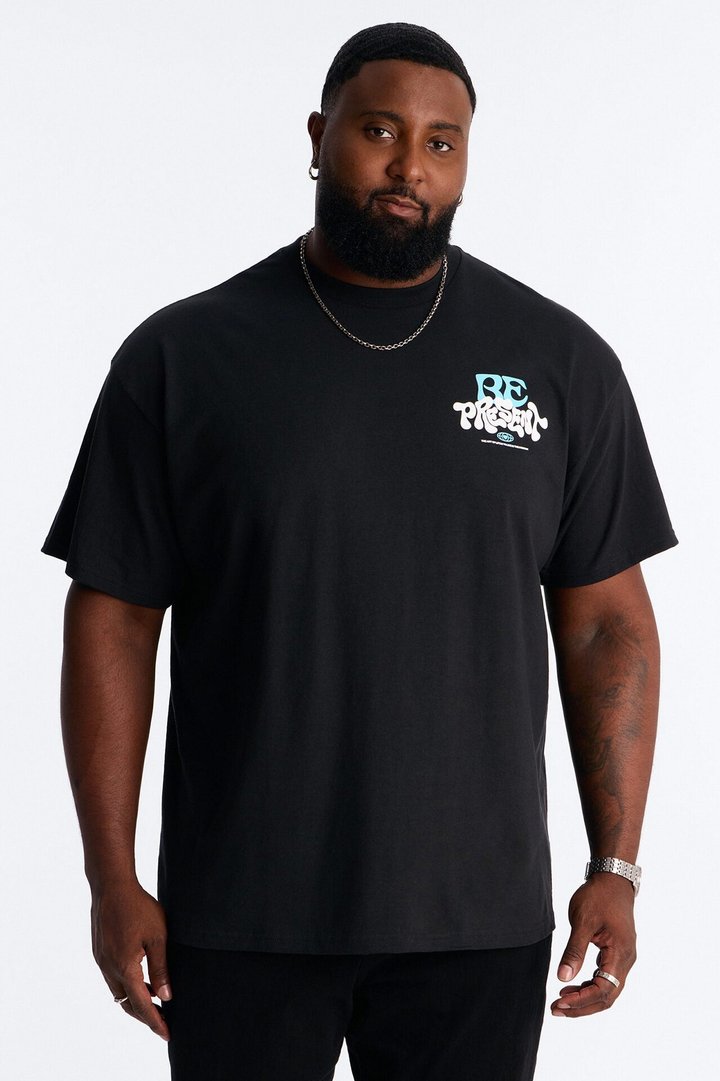 Past Present Future Short Sleeve Tee - Black