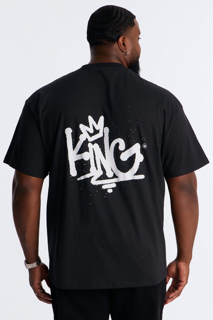 Crown Him King Short Sleeve Tee - Black