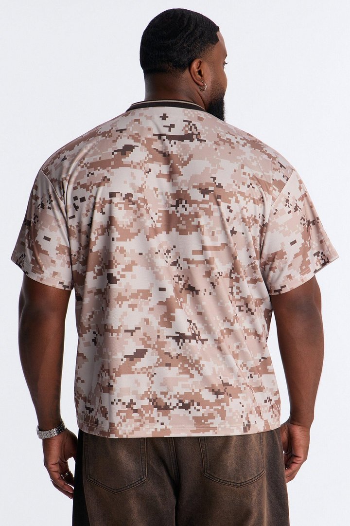 Trinity V-Neck Soccer Jersey - Camouflage