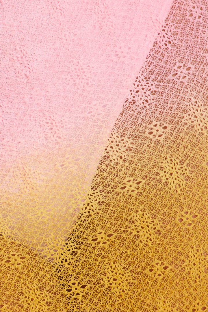 Summer Sunsets Ombre Crochet Maxi Dress - Pink/combo
