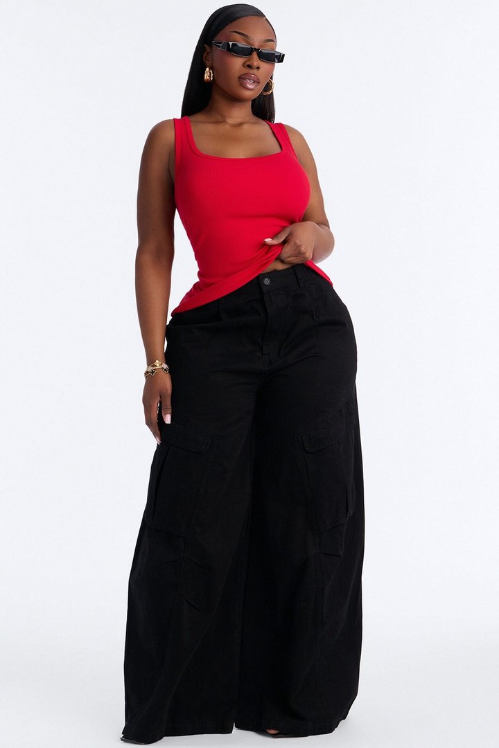 Keep It Classic Basic Tank Top - Red