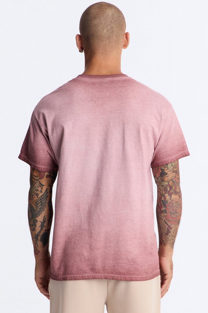 The Oil Wash Oversized Tee - Washed Mauve