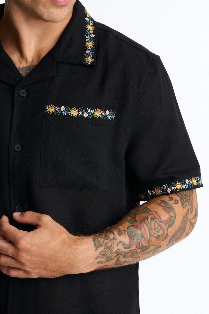 A Life In Balance Button Up Shirt - Black