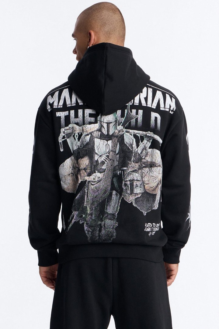 Star Wars Mandalorian The Child Hoodie - Black