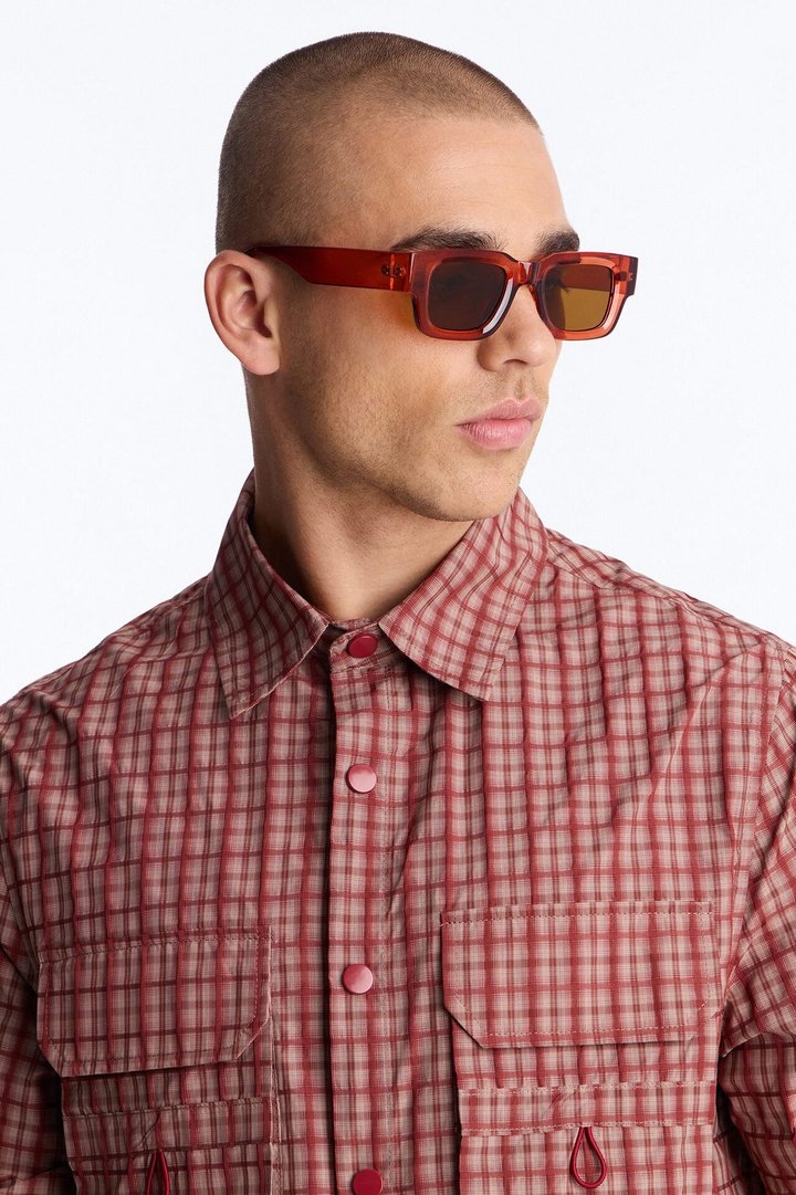 Emphasis Colored Lens Sunglasses - Orange/combo