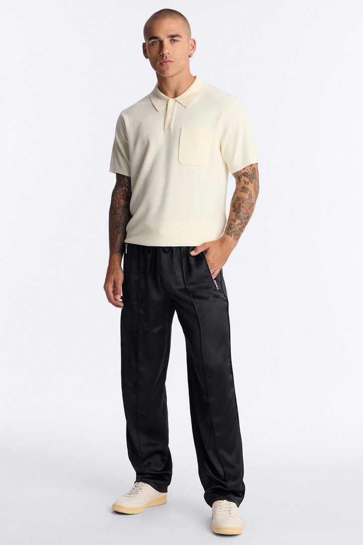 Everyday Pocket Pique Polo - Cream