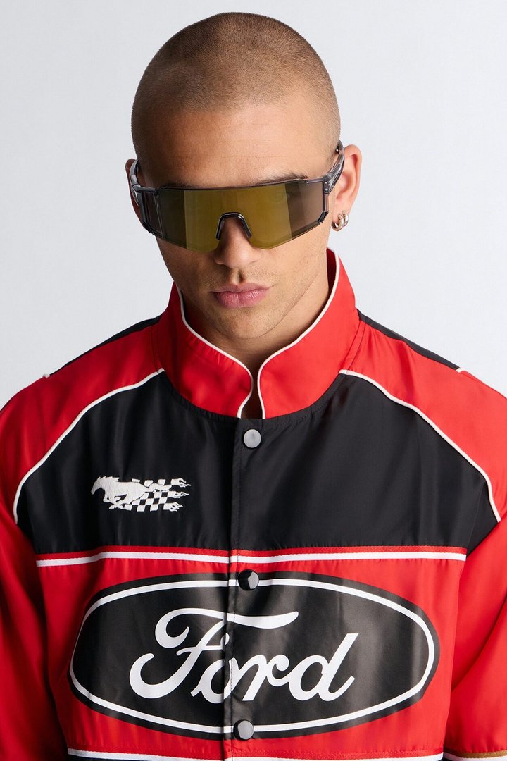 Soundwaves Spectrum Sport Wrap Sunglasses - Grey