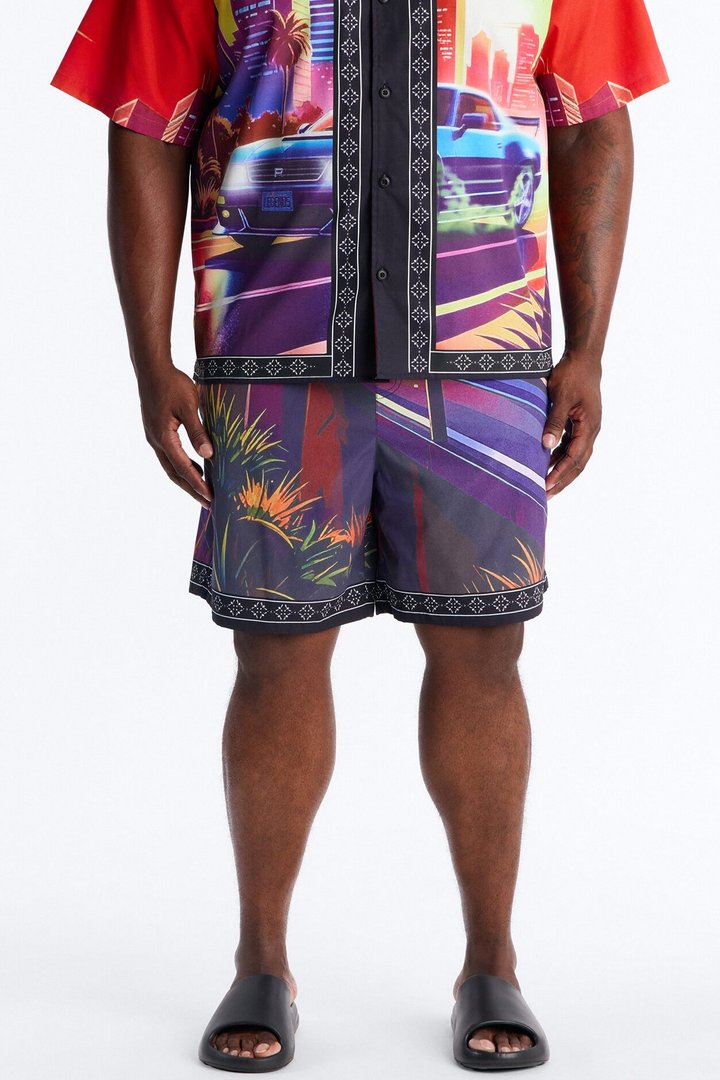 Street Heat Swim Trunk 7″ - Multi Color