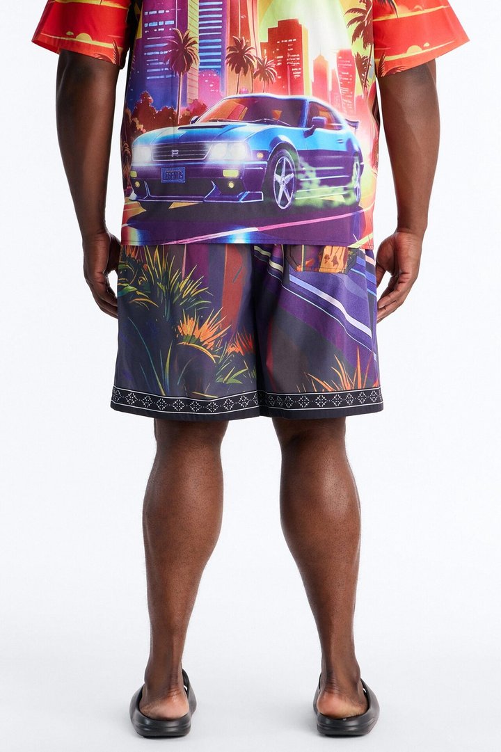Street Heat Swim Trunk 7″ - Multi Color
