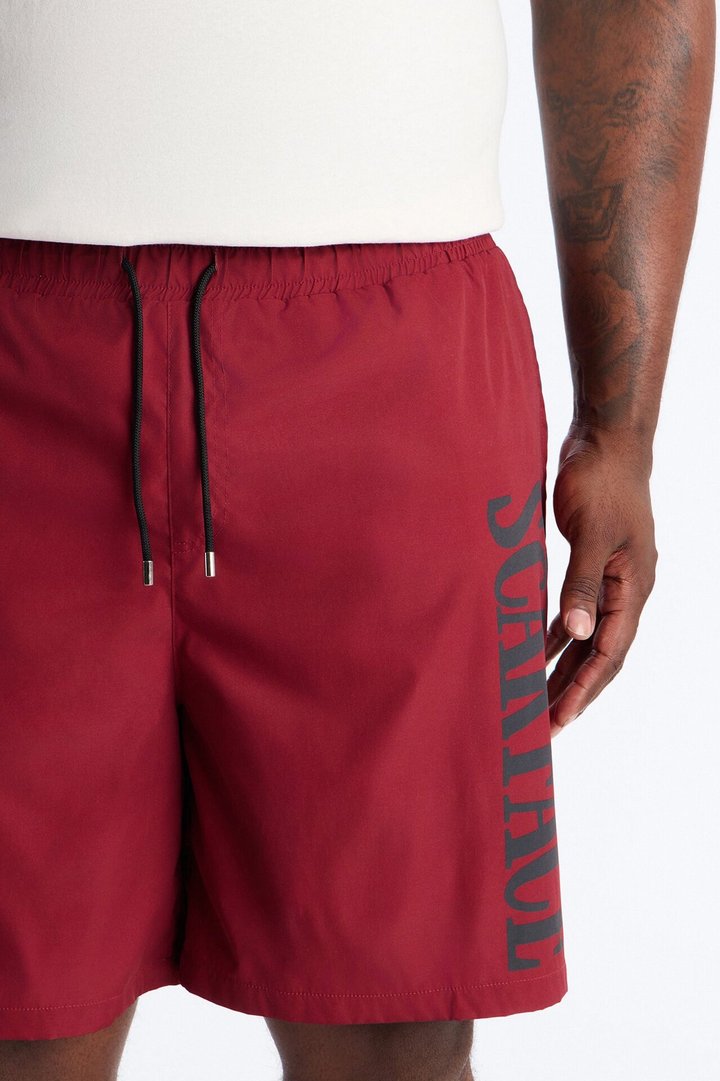 Scarface Vice Paradise Swim Trunk 7″ - Red