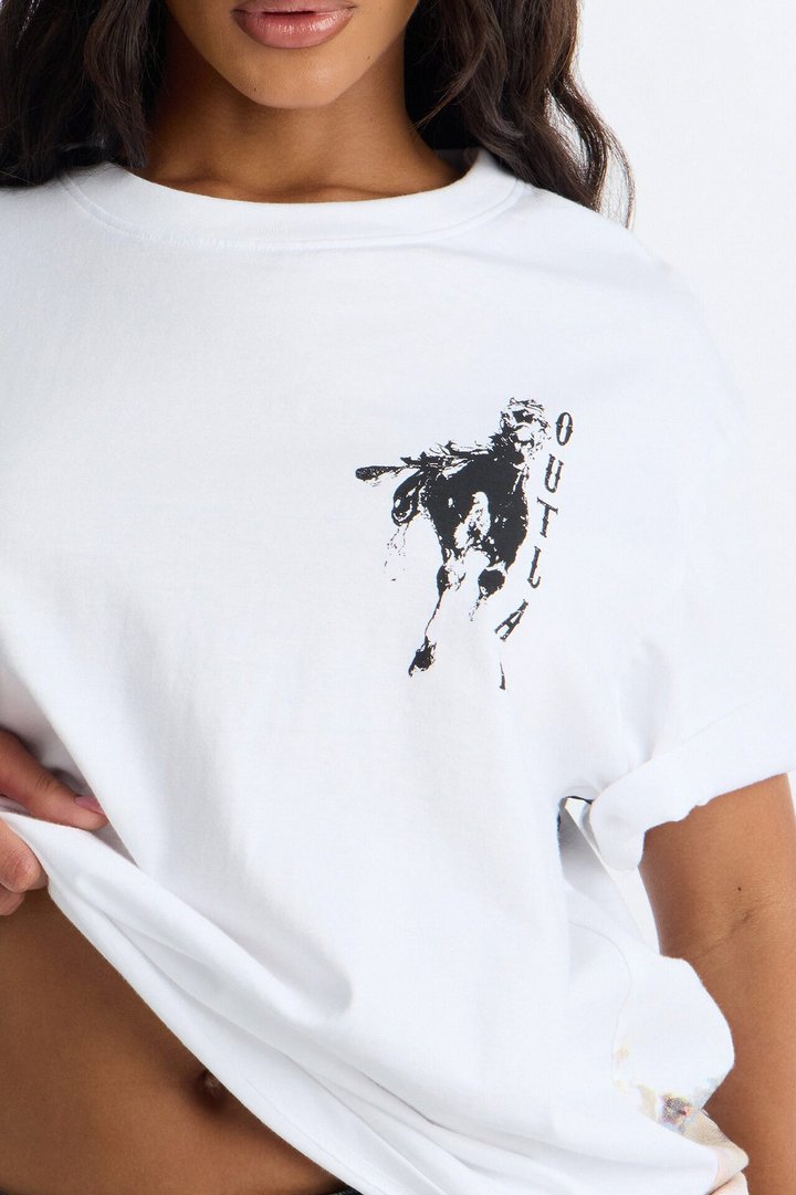 Wild Outlaw Tee - White