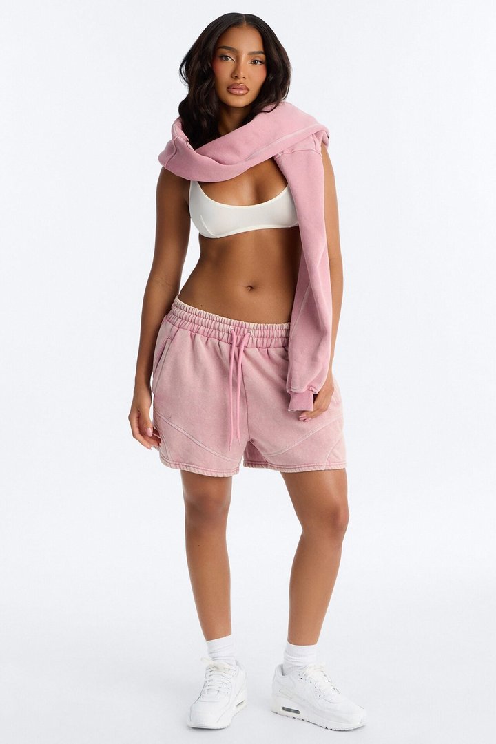 Norah Washed Lounge Short - Mauve
