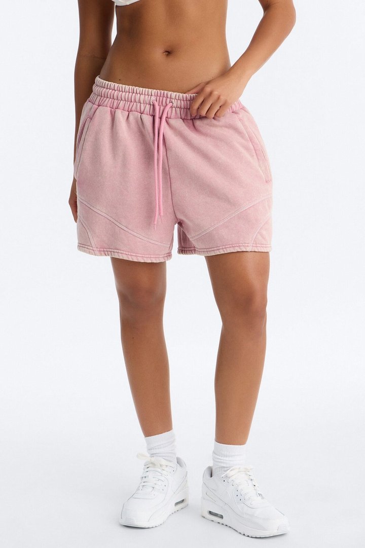 Norah Washed Lounge Short - Mauve