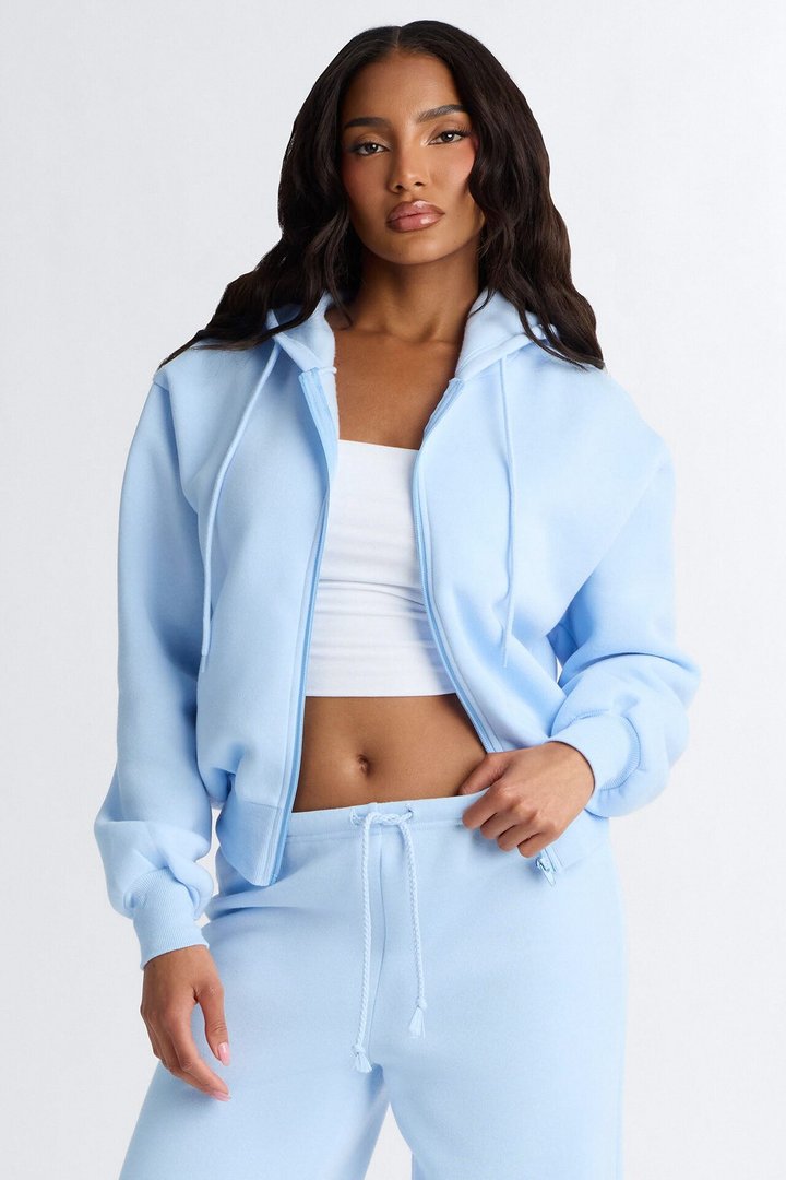 Girlfriend Fiancé Now Wife Pant Set - Light Blue