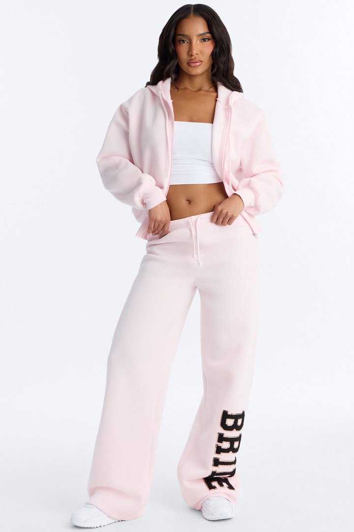 Bride To Be Fleece Pant Set - Pink/combo