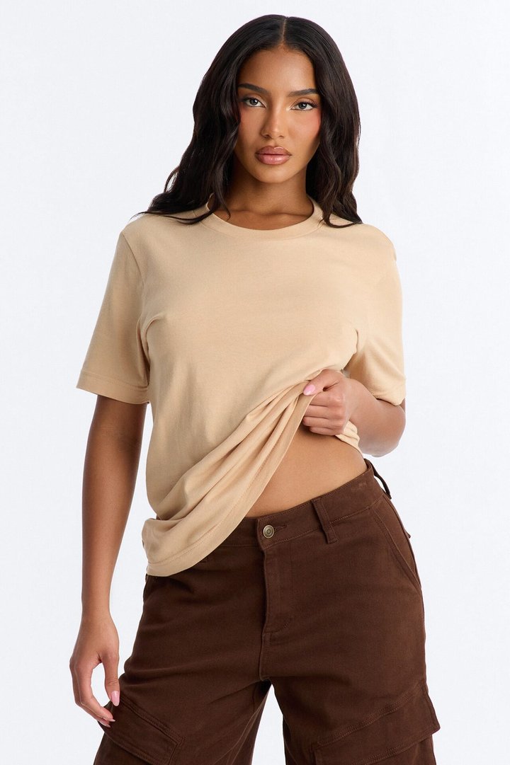 Your Favorite Everyday Essential T Shirt - Sand