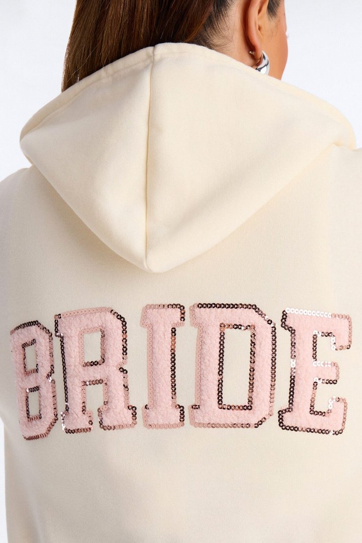Bride To Be Fleece Pant Set - White/Pink