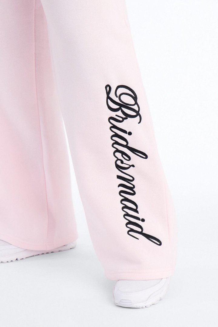 Bridesmaids Only Fleece Pant Set - Light Pink