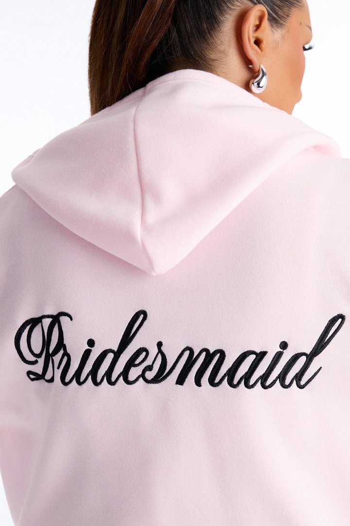 Bridesmaids Only Fleece Pant Set - Light Pink