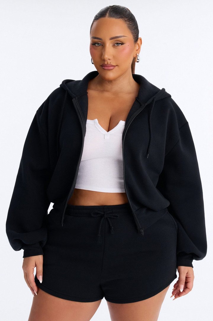 Bride To Be Fleece Short Set - Black/Pink