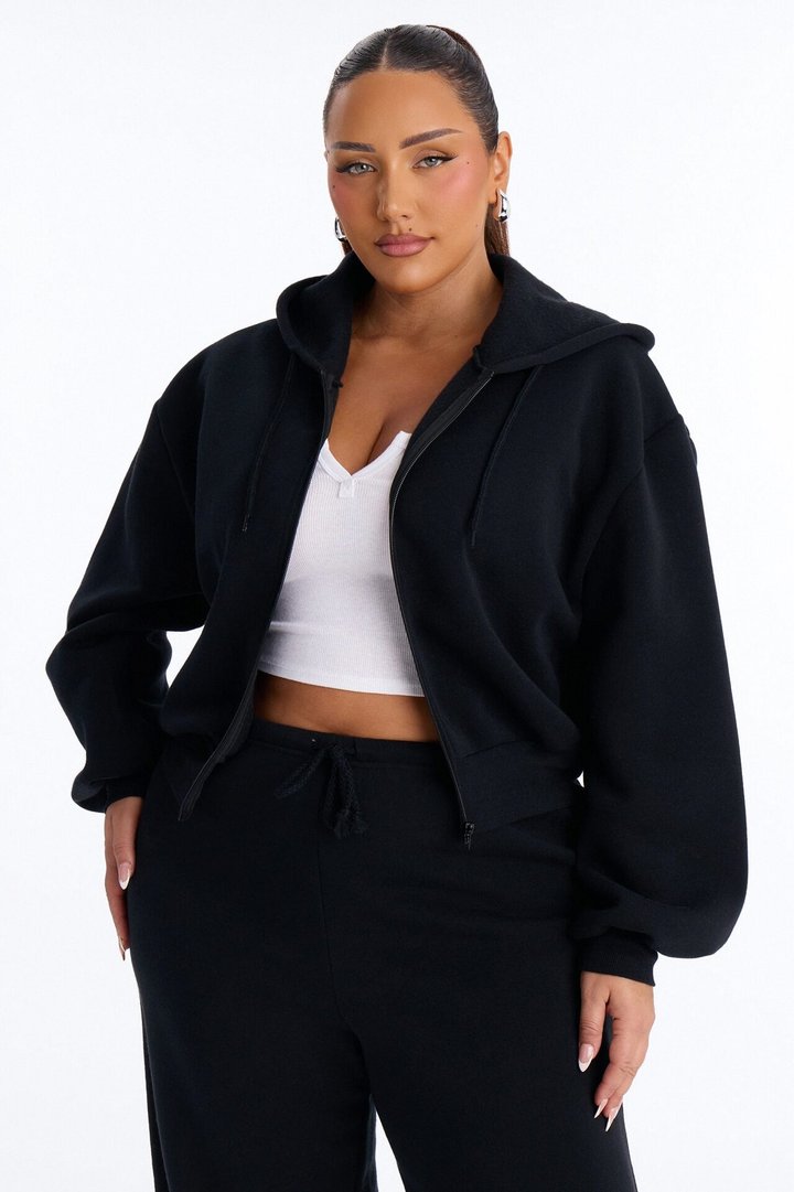 Bridesmaids Only Fleece Pant Set - Black/Pink