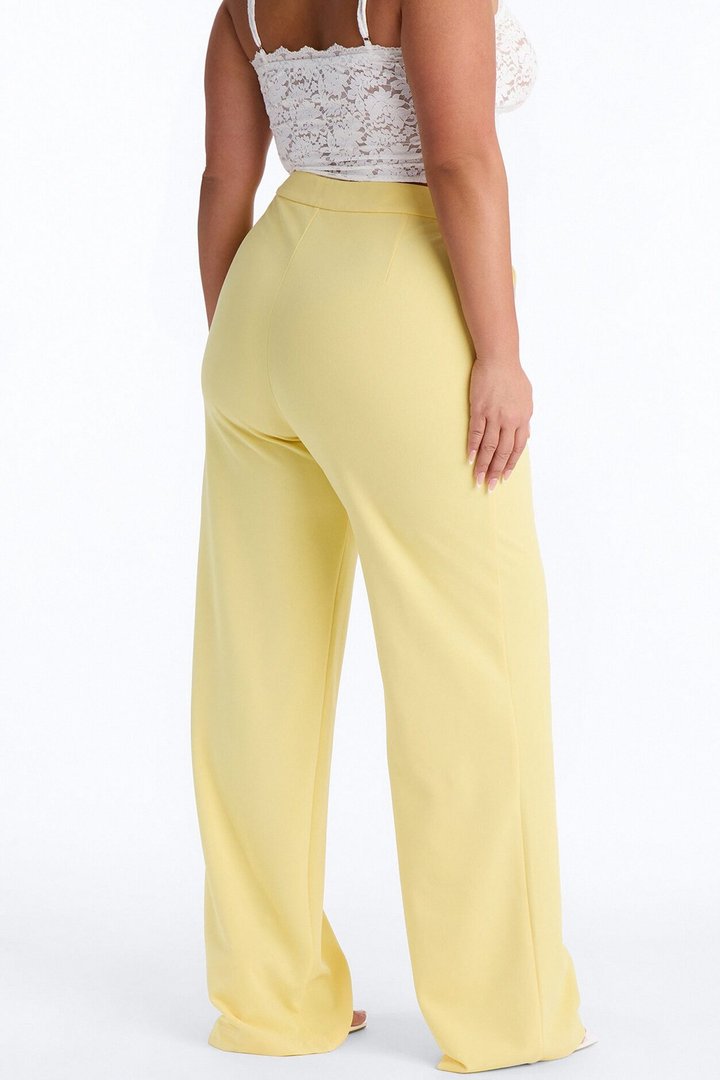 Core Competency Straight Leg Trouser - Butter Yellow
