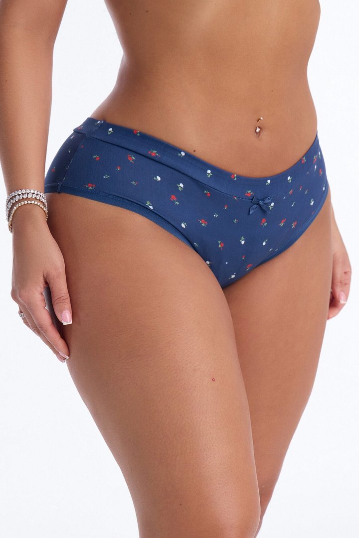 Comfort Band Cheeky Hipster Panty - Navy