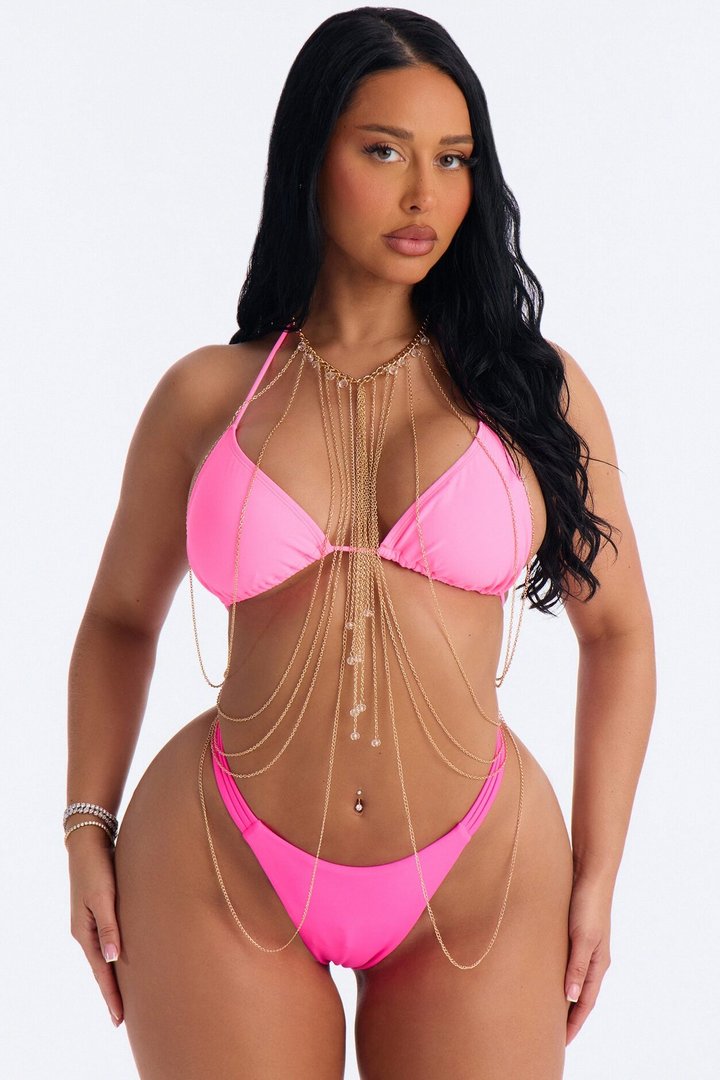 Aura Shine Body Chain - Gold