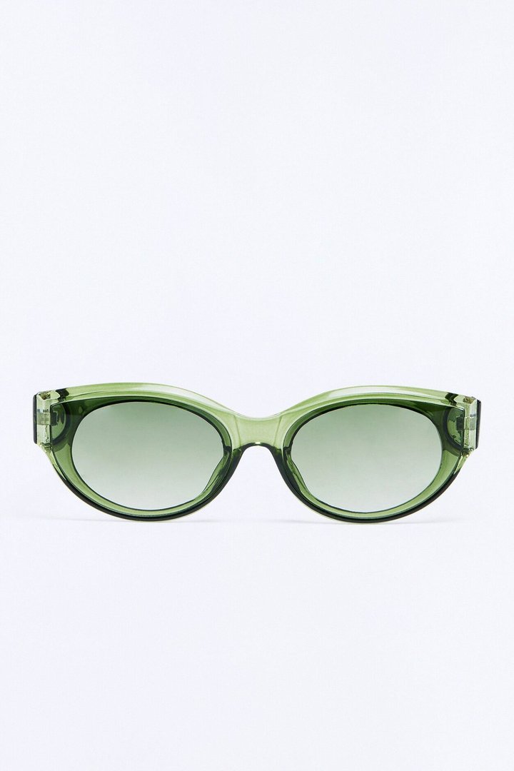 Give Me Fever Circular Sunglasses - Green