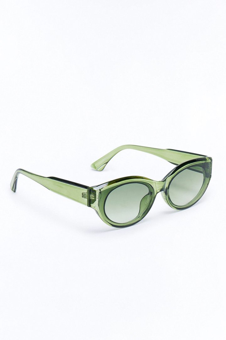 Give Me Fever Circular Sunglasses - Green