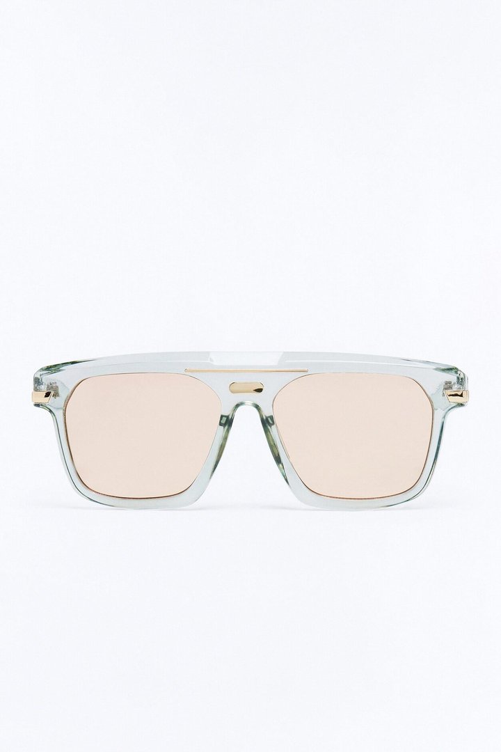 Stuck In Limbo Flat Top Sunglasses - Grey/combo