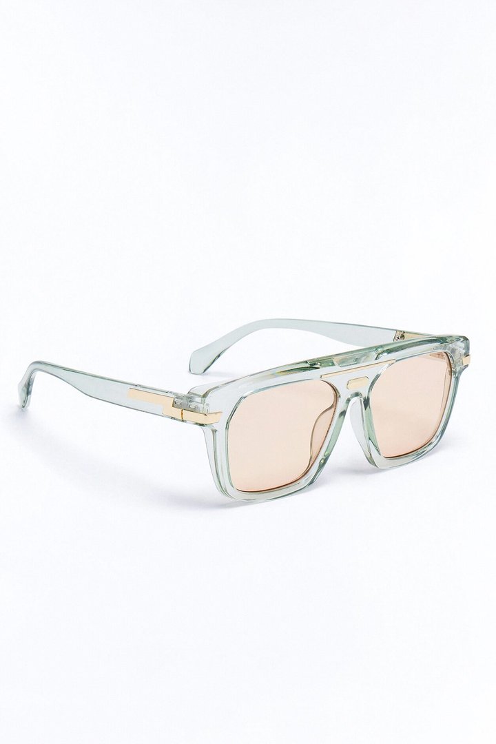 Stuck In Limbo Flat Top Sunglasses - Grey/combo
