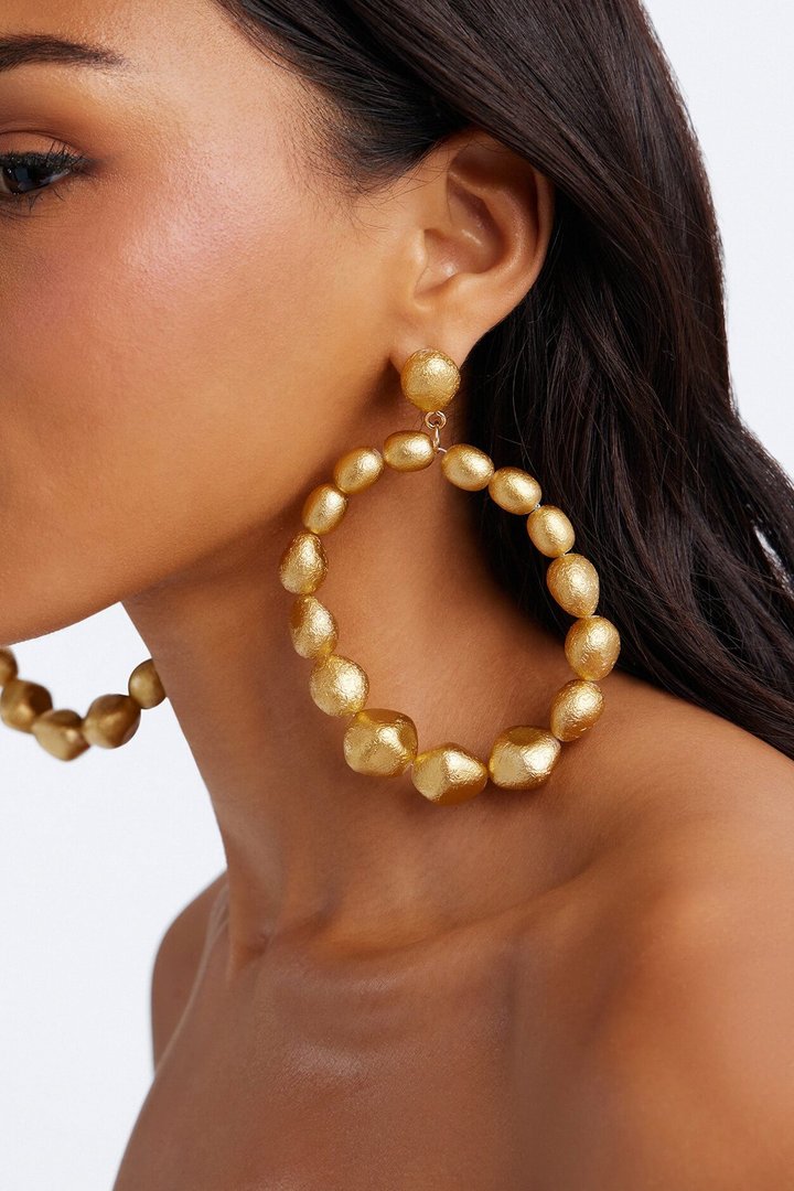 Could Never Be A Dull Moment Earrings - Gold