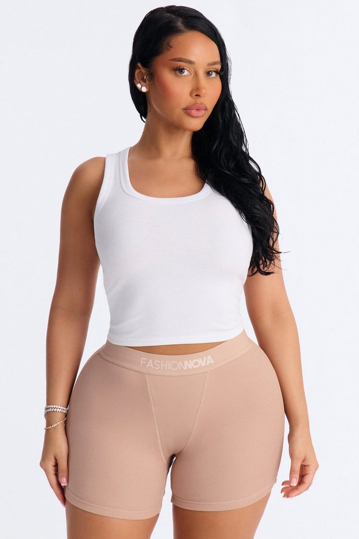 FN Mood Cotton Ribbed Boxer Brief - Taupe