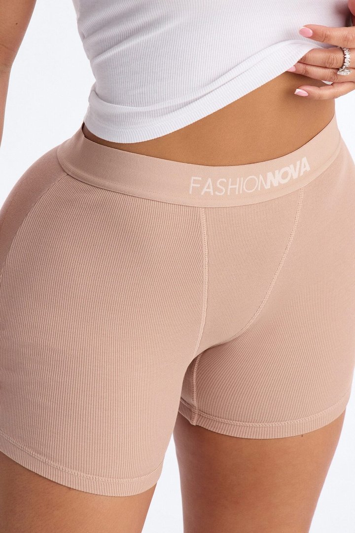 FN Mood Cotton Ribbed Boxer Brief - Taupe
