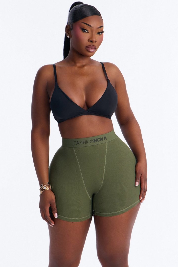 FN Mood Cotton Ribbed Boxer Brief - Olive