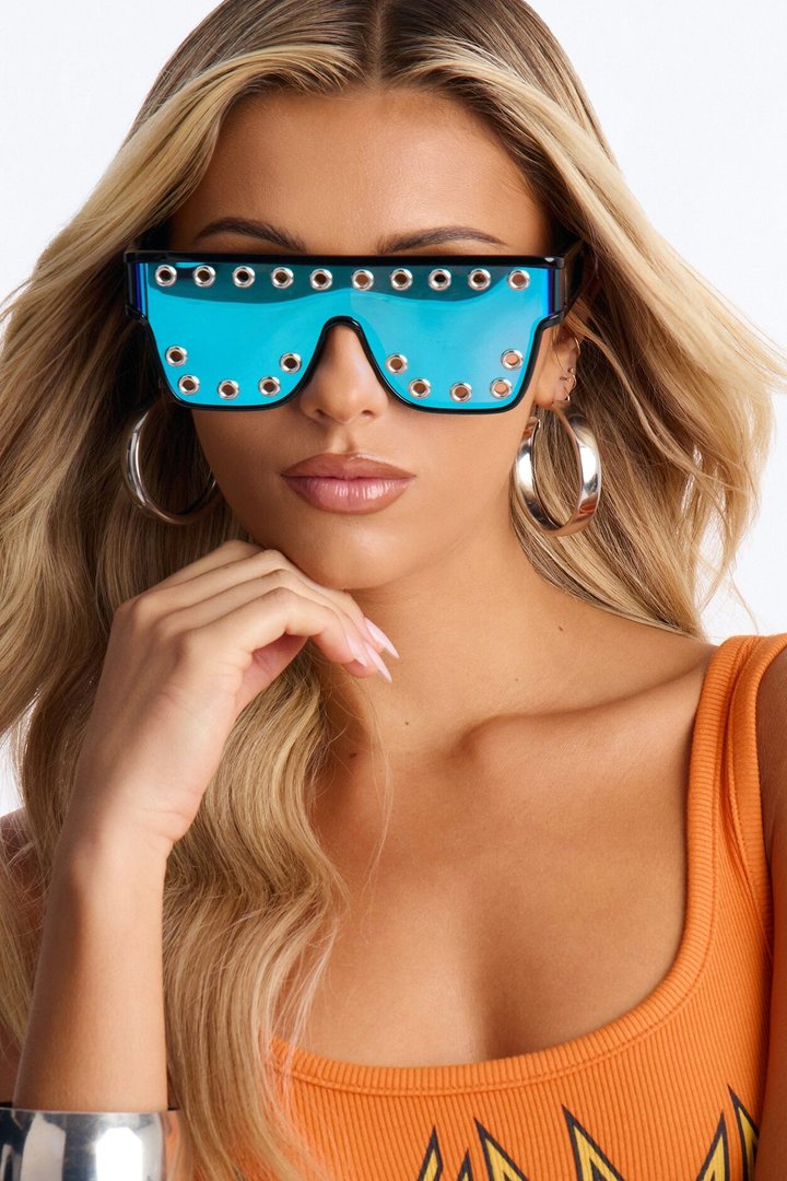 Ready Jet Go Sunglasses - Black/Blue