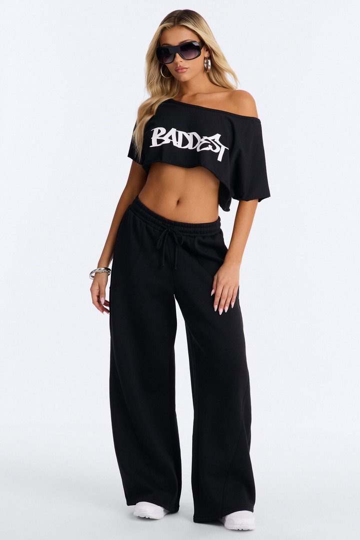 The Baddest Sweatpant Set - Black