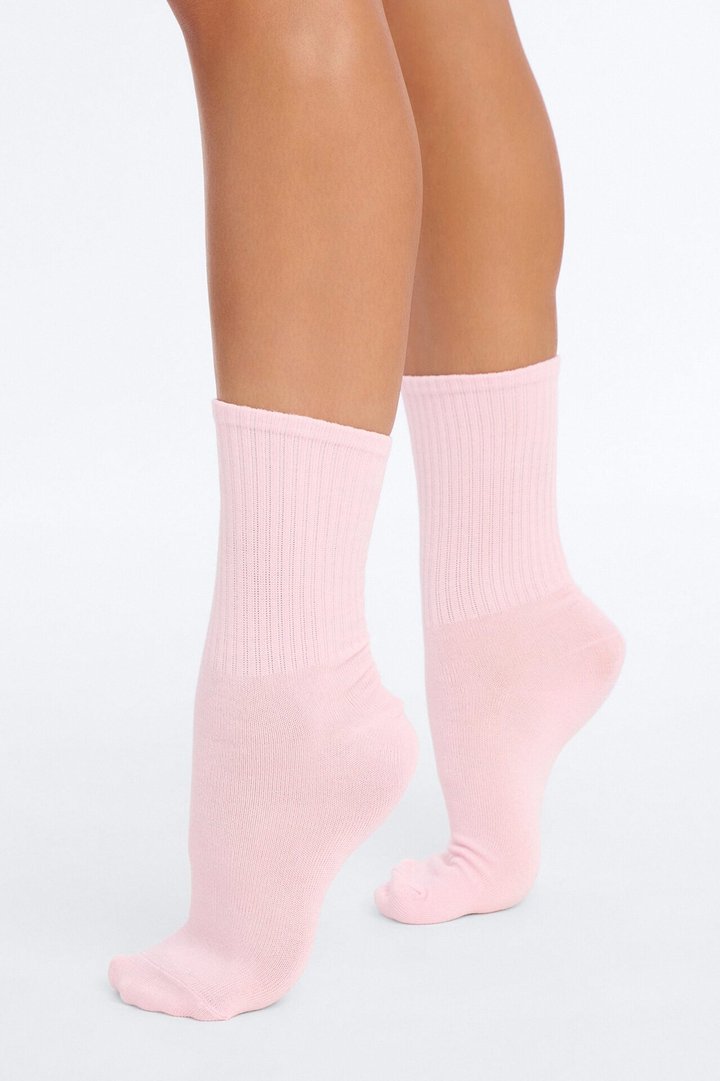 Bows And Promises 3 Pack Crew Socks - Pink/combo