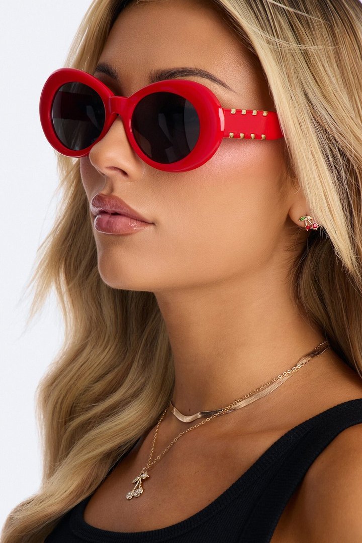 Do It Again Sunglasses - Red
