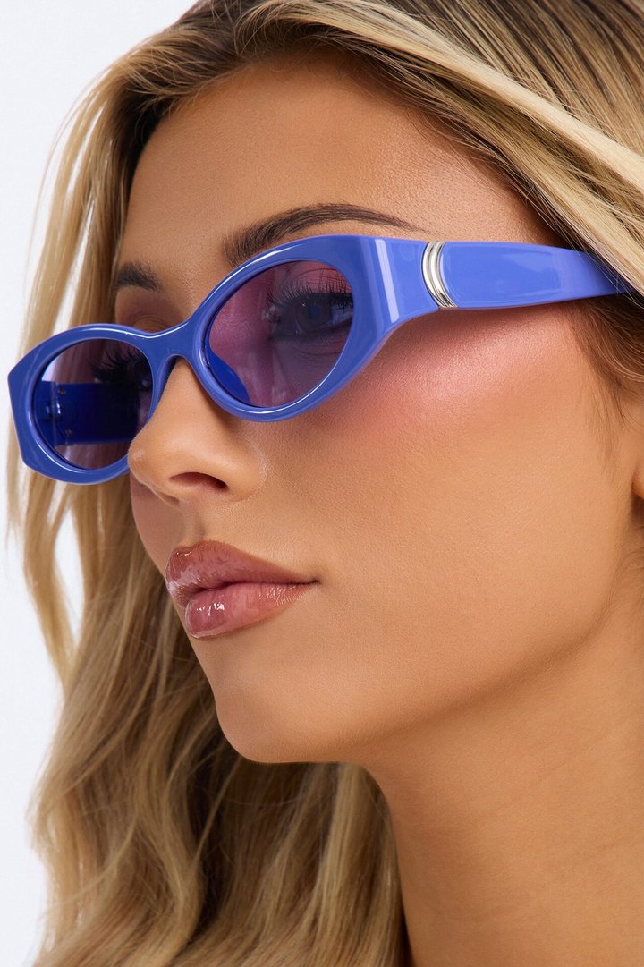 Crescent Moon Glow Sunglasses - Purple